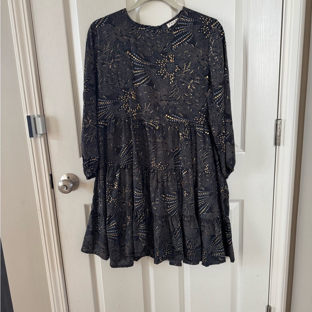 Stylish Black and Gold Dress